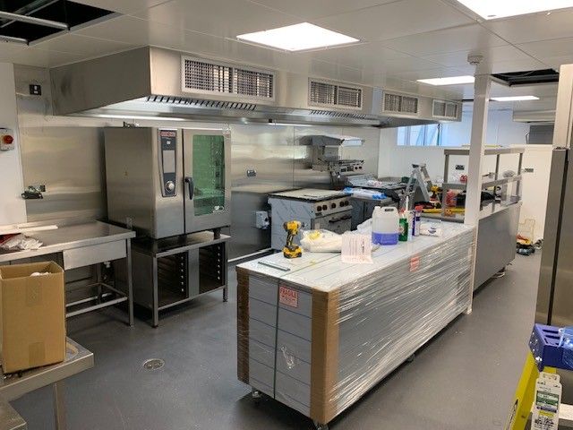 Kitchen at the National Oceanography Centre