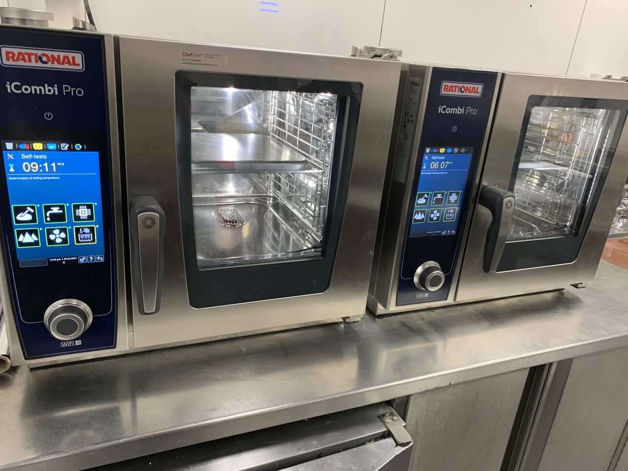 Two Rational iCombi Pro combi ovens supplied by Apeiron