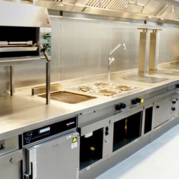Well maintained commercial kitchen